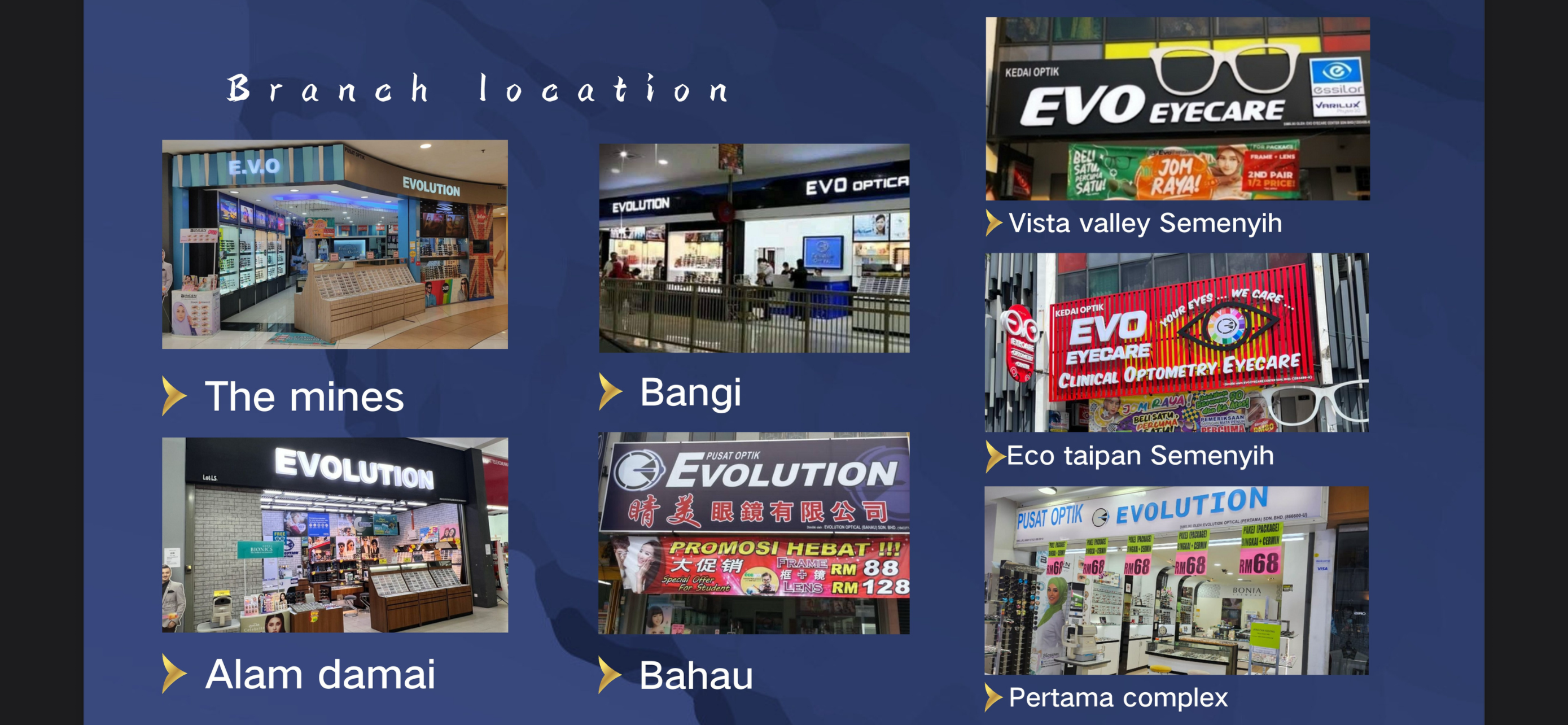 Branch location